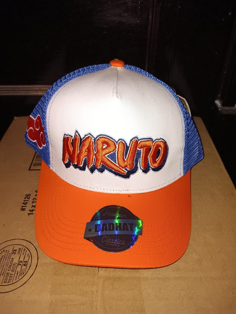 Naruto Trucker Hat - Orange, White & Blue
